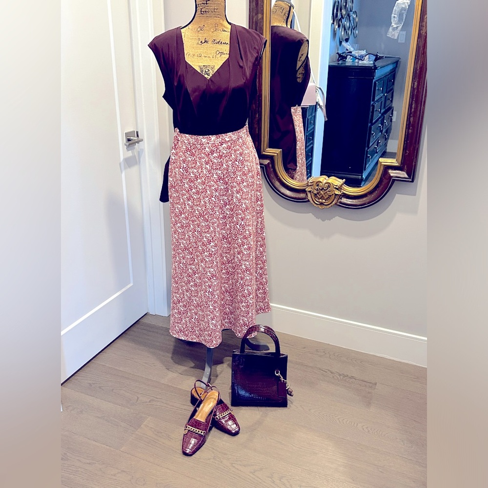 Brand new boss burgundy top
